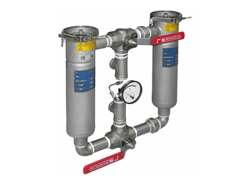 ALSI bag filter housings in duplex arrangement